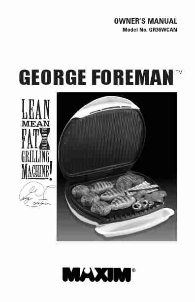 George Foreman Kitchen Grill GR36WCAN-page_pdf